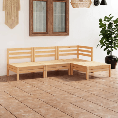 Vidaxl Hagesofagruppe 4 deler