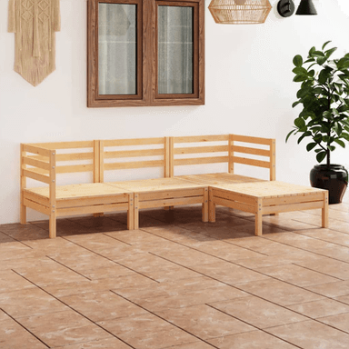 Vidaxl Hagesofagruppe 4 deler