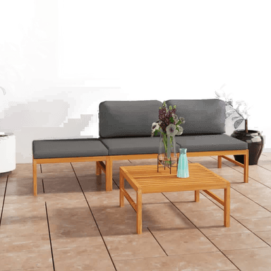 Vidaxl Hagesofagruppe 4 deler