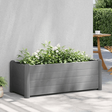 Vidaxl Høybed steingrå 100x43 cm