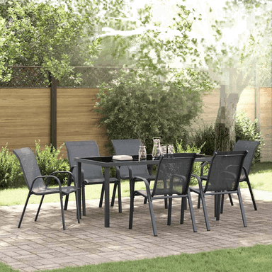 Vidaxl Hagestoler 6 stk grå