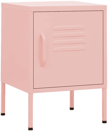 Vidaxl Nattbord 2 stk rosa 35x35 cm