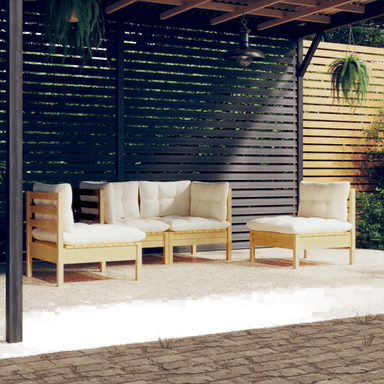 Vidaxl Hagesofagruppe 4 deler