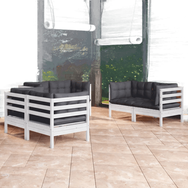 Vidaxl Hagesofagruppe 6 deler