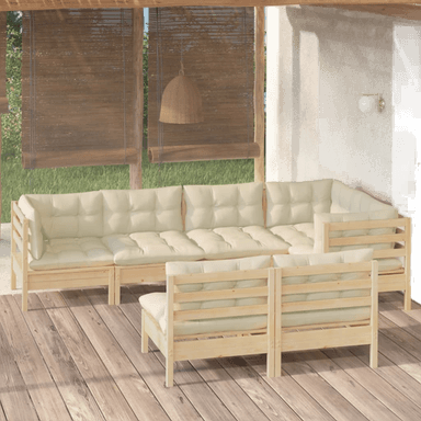 Vidaxl Hagesofagruppe 7 deler