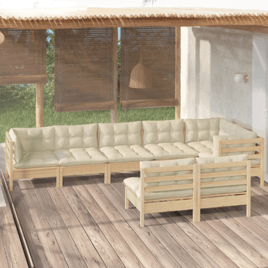 Vidaxl Hagesofagruppe 8 deler