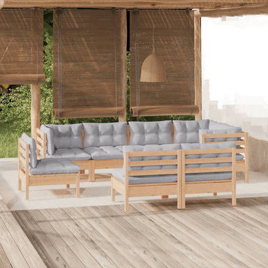 Vidaxl Hagesofagruppe 8 deler