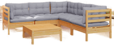 Vidaxl Hagesofagruppe 6 deler