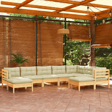 Vidaxl Hagesofagruppe 9 deler