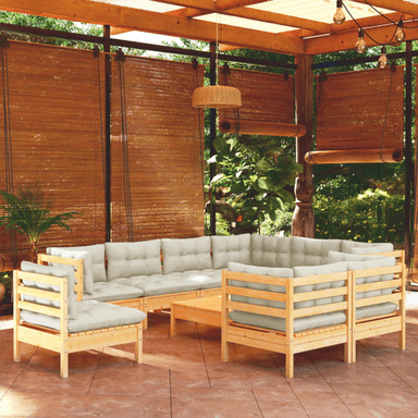 Vidaxl Hagesofagruppe 10 deler