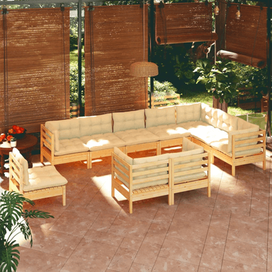 Vidaxl Hagesofagruppe 10 deler