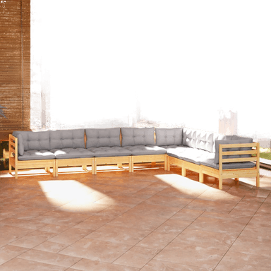 Vidaxl Hagesofagruppe 8 deler