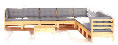 Vidaxl Hagesofagruppe 10 deler