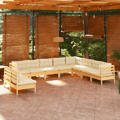 Vidaxl Hagesofagruppe 10 deler