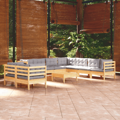 Vidaxl Hagesofagruppe 10 deler