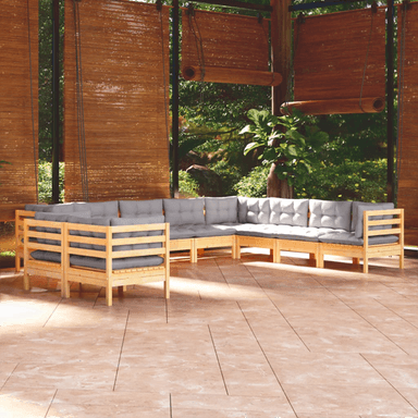 Vidaxl Hagesofagruppe 10 deler