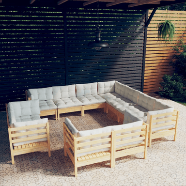 Vidaxl Hagesofagruppe 11 deler