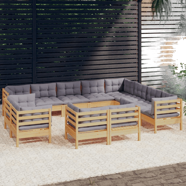 Vidaxl Hagesofagruppe 12 deler