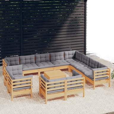 Vidaxl Hagesofagruppe 13 deler