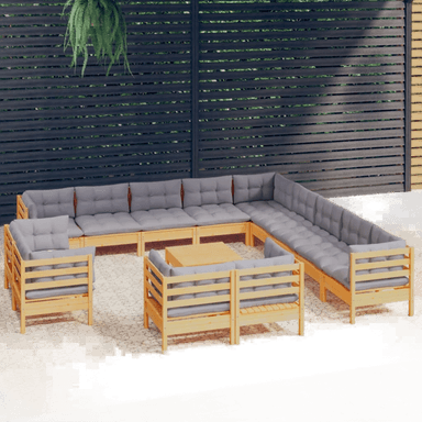 Vidaxl Hagesofagruppe 14 deler