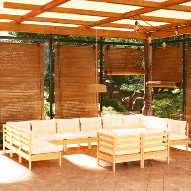 Vidaxl Hagesofagruppe 12 deler