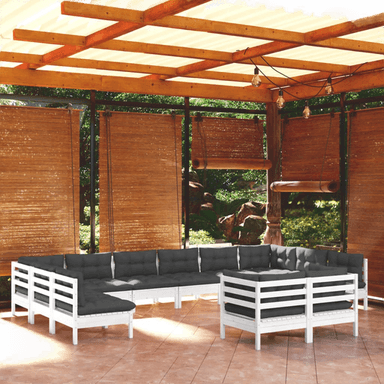 Vidaxl Hagesofagruppe 12 deler