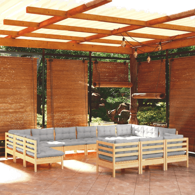 Vidaxl Hagesofagruppe 13 deler