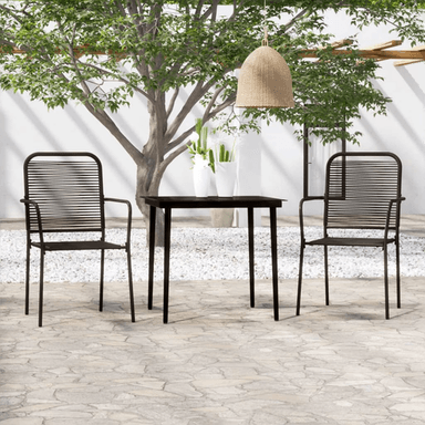 Vidaxl Utendørs spisestue 3 deler