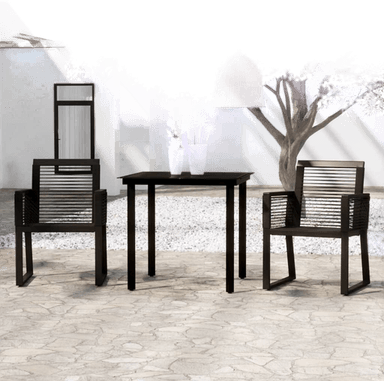 Vidaxl Utendørs spisestue 3 deler