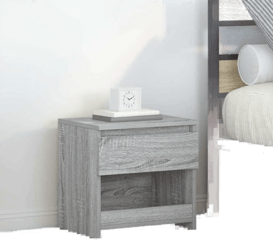 Vidaxl Nattbord grå sonoma 40x30 cm