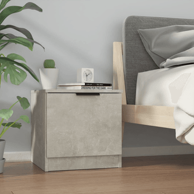 Vidaxl Nattbord betonggrå 40x39 cm