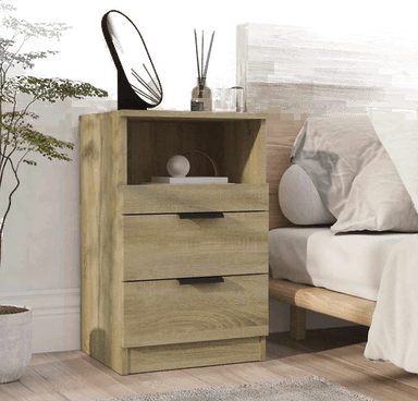 Vidaxl Nattbord sonoma eik