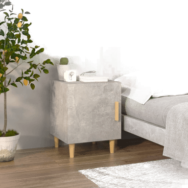 Vidaxl Nattbord betonggrå