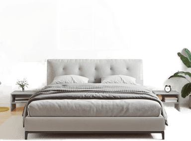 Vidaxl Nattbord 2 stk grå 40x30 cm