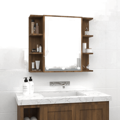 Vidaxl Speilskap med LED 70x16,5 cm