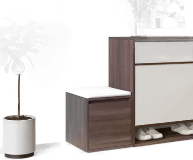 Vidaxl Oppbevaringsskap brun eik 40,5 x 40 x 40 cm