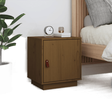 Vidaxl Nattbord honningbrun 40x34x45 cm