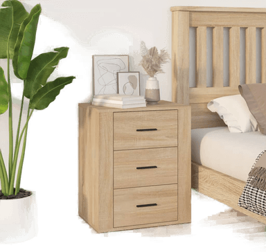 Vidaxl Nattbord sonoma eik 50x36 cm