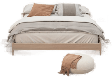 Vidaxl Veggmonterte nattbord 2 stk grå 50x30 cm