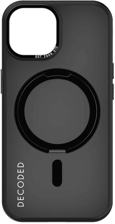 Decoded bakdeksel iPhone 15 - Svart