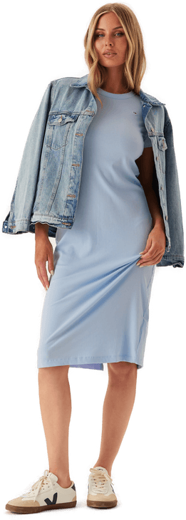 Tommy Jeans Tjw Rib Bodycon Midi Dress