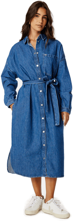 Tommy Jeans Chambray Midi Dress