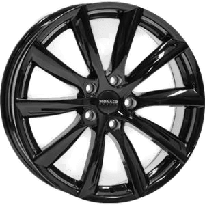 Monaco GP6T Gloss Black 10.5x21 5/114.3 ET48 B64.1