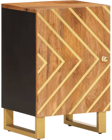 Vidaxl TV-benk heltre mango 38x33,5x58 cm