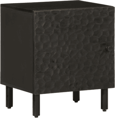 Vidaxl Nattbord svart 40x33 cm