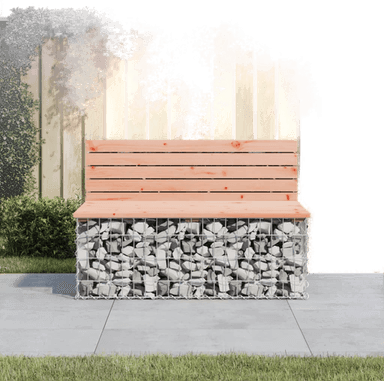 Vidaxl Hagebenk gabiondesign 103x70 cm