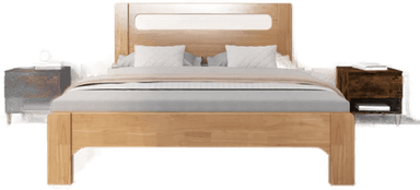 Vidaxl Nattbord 2 stk røkt eik