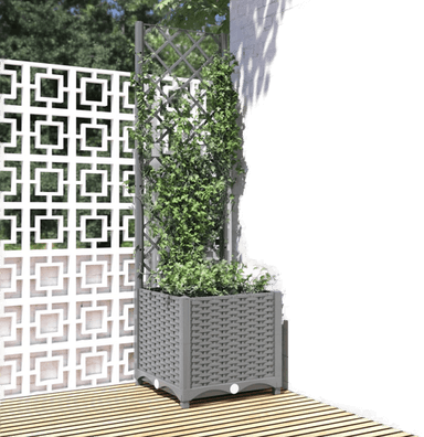 Vidaxl Plantekasse med espalier 40x40x136 cm