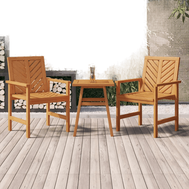 Vidaxl Hagestoler 2 stk akasie