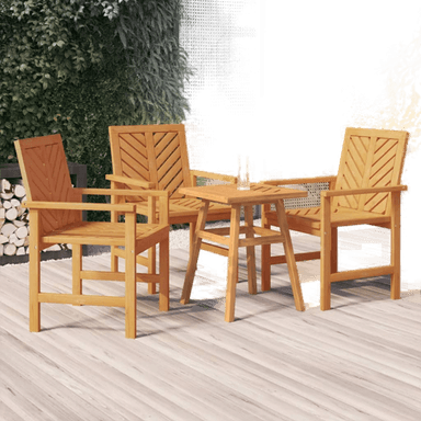 Vidaxl Hagestoler 3 stk akasie